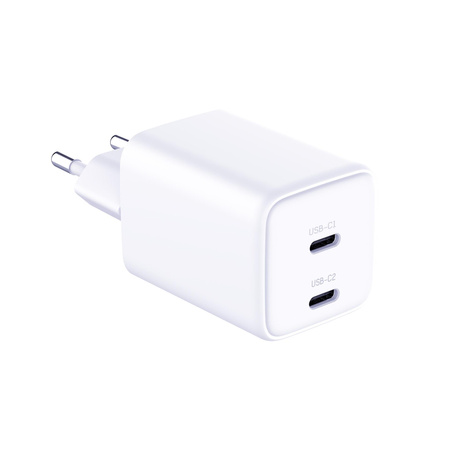 3mk Hyper Charger PD 45W GaN QC4+ PPS 2C Super-Fast Charge 2.0 White