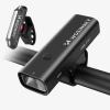 Wozinsky WSBLB2 USB-C Fahrradlicht-Set vorne (400 lm) und hinten, Schwarz