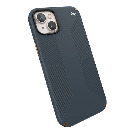 Speck Presidio2 Grip - Antypoślizgowe etui iPhone 14 Plus (Charcoal / Cool Bronze / Slate)