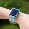 Silikonband Armband Armband Gehäuseband Lichtset Für Apple Watch 40mm - Blau