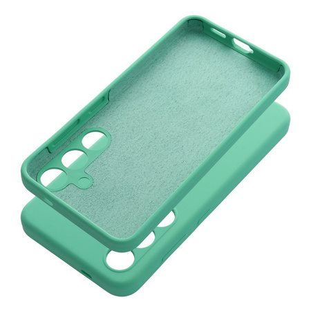 Futerał SILICONE 2mm do MOTOROLA G86 5G miętowy