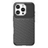 Thunder Case for iPhone 16 Pro Max Silicone Case - Black