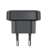 Ładowarka Acefast A100 65W GaN 2 USB-C+ USB-A ultra cienka - czarna