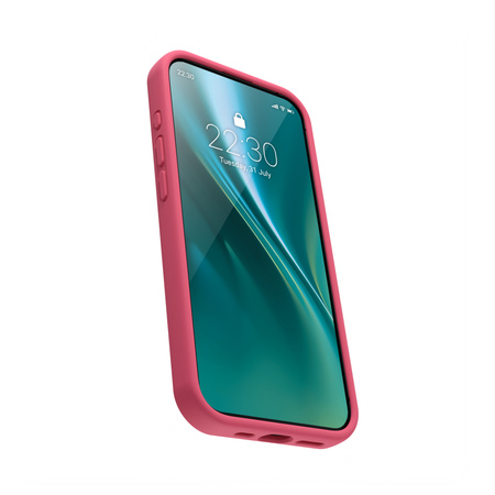 Nakładka Etteri Silicone Case do iPhone 11 malinowa