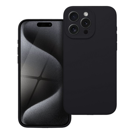 Futerał SILICONE 2mm do IPHONE 15 Pro Max czarny
