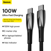 BASEUS kabel Typ C do Typ C Power delivery 100W Glimmer Series CADH000801 2m czarny