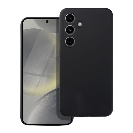 Etui do Samsung S25 czarne + Szkło na ekran + Szkło na aparat