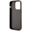 Guess GUHMP14LHGCFSEW iPhone 14 Pro 6.1" brązowy/brown hard case GCube Stripes MagSafe