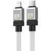 Baseus kabel CoolPlay USB-C - Lightning 2m 20W biały
