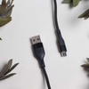 Maxlife kabel MXUC-07 USB - microUSB 1,0 m 2,4A czarny nylonowy