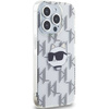 Karl Lagerfeld KLHCP15XHKLPCHT iPhone 15 Pro Max 6.7" transparent hardcase IML Choupette Head & Monogram