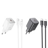 HOCO ładowarka sieciowa Typ C + kabel Typ C do Lightning QC PD 20W N40 czarna