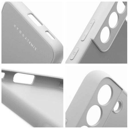 Futerał Roar Matte Glass Case - do Samsung Galaxy A12 stalowy