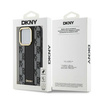 DKNY DKHMP15XPCPVSLK iPhone 15 Pro Max 6.7" czarny/black hardcase Leather Checkered Mono Pattern MagSafe