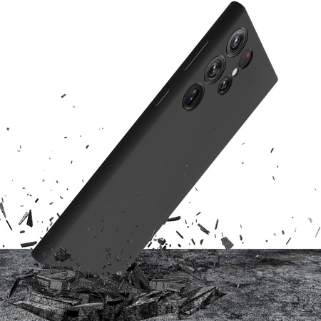 3MK SILICONE CASE SAMSUNG S24 ULTRA BLACK