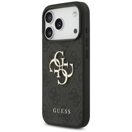 Guess 4G Strap 4G Classic Logo Hülle für iPhone 17 Pro - Schwarz