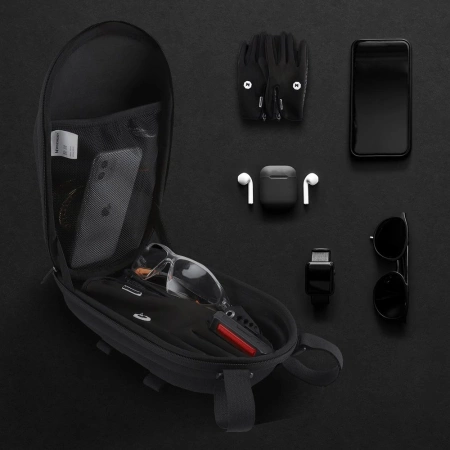 Wozinsky waterproof scooter bar bag scooter bag 4l black (WSB1BK)