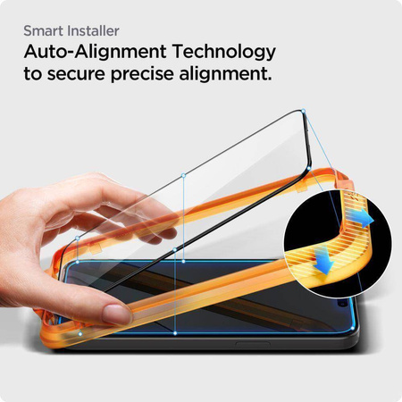 SZKŁO HARTOWANE SPIGEN ALM GLASS FC 2-PACK IPHONE 15 PRO MAX BLACK