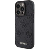 Etui Guess Leather 4G Stamped na iPhone 15 Pro Max - czarne