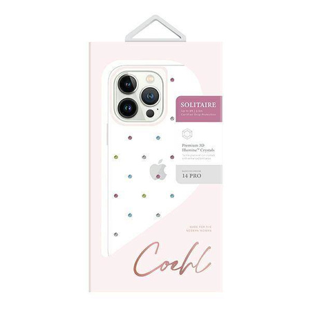Case IPHONE 14 PRO UNIQ Coehl Solitaire transparent