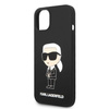 Karl Lagerfeld nakładka do iPhone 14 Plus 6,7" KLHMP14MSNIKBCK czarna hard case Magsafe Silicone NFT Ikonik