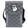Sack Karl Lagerfeld Saffiano Monogram Choupette (KLWBSAKHPCG) silber