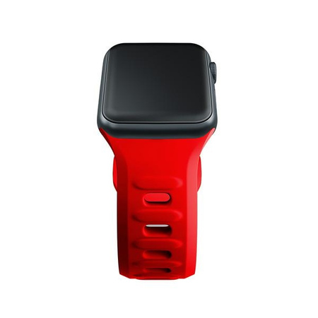 3MK Silicone Watch Strap czerwony/red dla Apple Watch 38/40/41mm