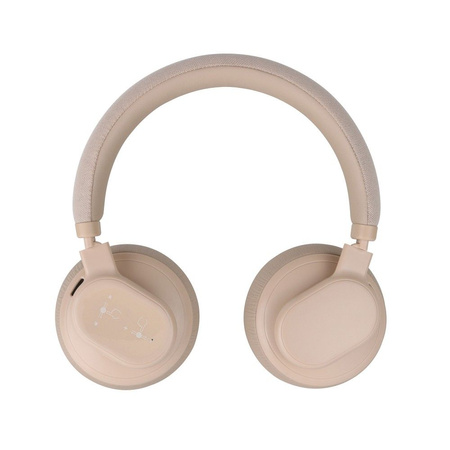 FORCELL F-AUDIO słuchawki bezprzewodowe nagłowne ANC Touch Beat różowe