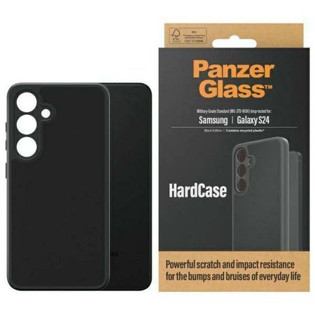 Case SAMSUNG GALAXY S24 PanzerGlass HardCase Military Grade 1219 black