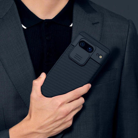 Nillkin CamShield Pro Hülle für Google Pixel 8 Kameraabdeckung – Schwarz