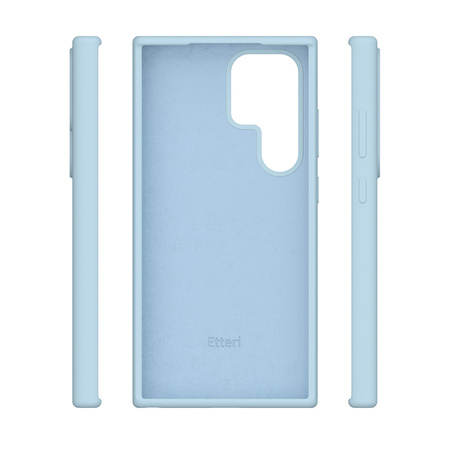 Nakładka Etteri Silicone Case do Samsung Galaxy S24 Ultra jasnoniebieska