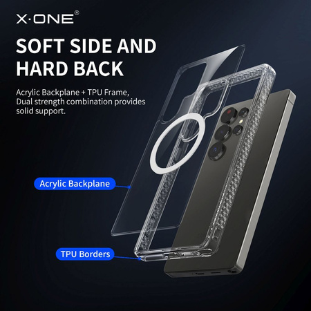 Futerał X-ONE Dropguard Magnetic Case Pro (kompatybilny z MagSafe) - do Samsung Galaxy S25 Plus