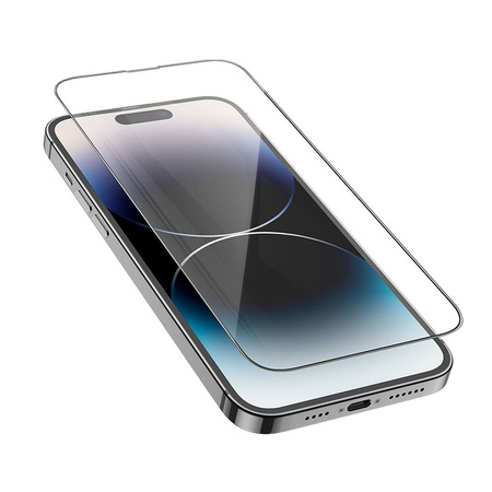 HOCO szkło hartowane HD 5D Guardian shield (SET 10in1) - do iPhone 14 Pro Max czarny (G14)