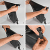 Wozinsky wodoodporna torba rowerowa sakwa na bagażnik 25l 2w1 czarny (WBB24BK)