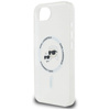 KARL LAGERFELD futerał do IPHONE 16e (SE 4 2025) kompatybilny z MagSafe KLHMPSE4HLSKCH (IML Metal KC Heads) biały