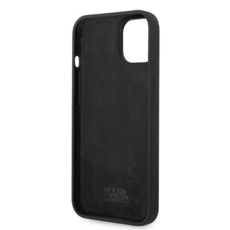 Karl Lagerfeld Silicone NFT Ikonik - Etui iPhone 14 Plus (czarny)