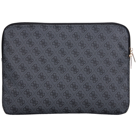 Guess 4G Zipper Pocket Triangle Logo Sleeve - Etui na notebooka 14" (czarny)
