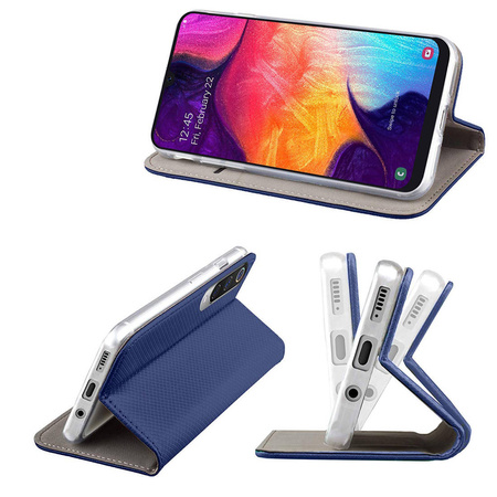 Etui Smart Magnet do Motorola moto G24/ G04 granatowy