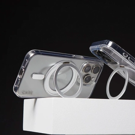 CARE by PanzerGlass Feature Kickstand Case iPhone 16 6.1&quot; silver/silver MagSafe 1325