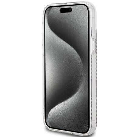 Oryginalne Etui GUESS Hardcase GUHCP15MH4PSEGW do iPhone 15 Plus (4G Gold  Stripe / brązowy)
