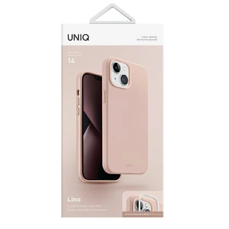 Uniq Lino case for iPhone 14 - pink