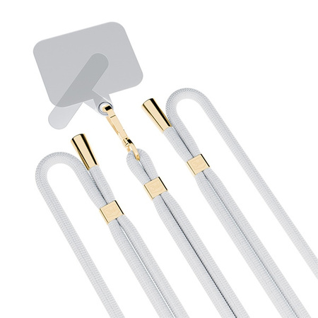 3MK EasyClip White (gold) Smycz do telefonu