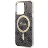 Guess GUHMP13LH4STK iPhone 13 Pro / 13 6.1" schwarz/schwarz Hardcase 4G MagSafe