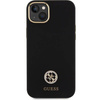 Oryginalne Etui APPLE IPHONE 15 PLUS Guess Hardcase Silicone Logo Strass 4G (GUHCP15M4DGPK) czarne