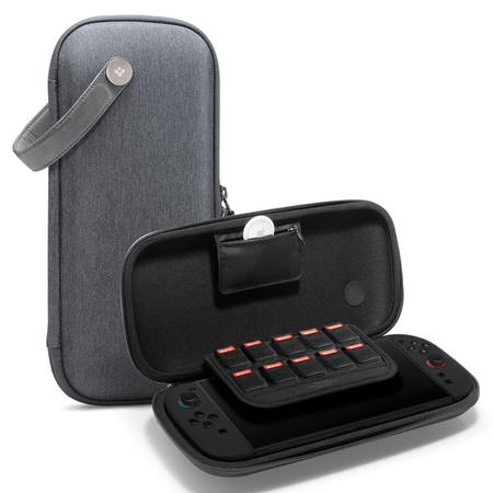 Spigen Klasden Pouch - Etui Nintendo Switch 2 (Charcoal Grey)