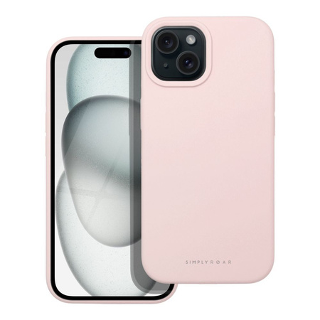 Futerał Roar Cloud-Skin - do iPhone 15 Jasnoróżowy