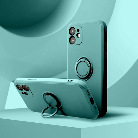Futerał SILICONE RING do SAMSUNG Galaxy A34 5G zielony