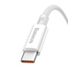 BASEUS kabel USB A do Typ C PD 100W 0,25m biały P10320102214-00