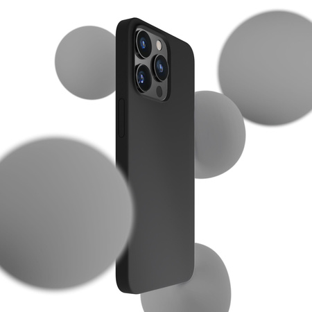 3MK Silicone Case iPhone 16 Pro Max 6.9" czarny/black