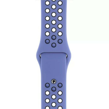 Pasek Apple Watch MWU62FE/A 38/40/41mmNike Sport Brand fioletowo-czarny/royal pulse-black